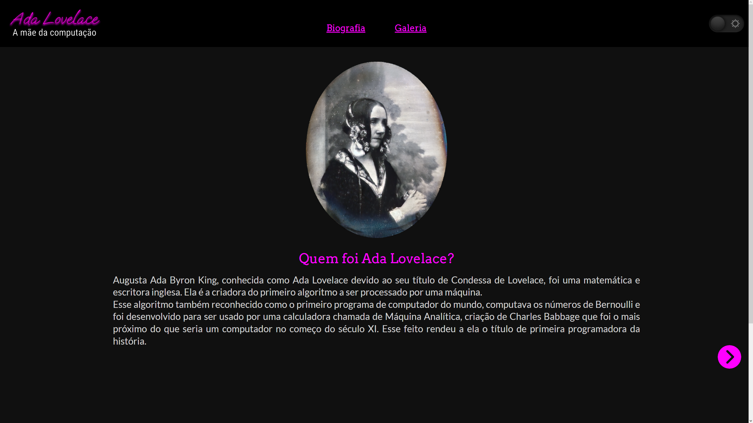 Print Site Ada Lovelace